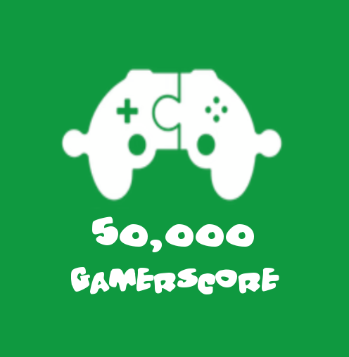 50,000 Gamerscore